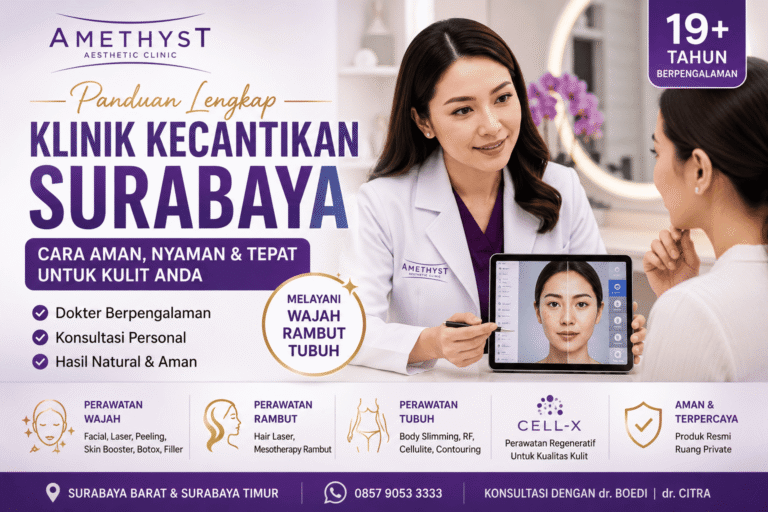 Panduan memilih klinik kecantikan Surabaya di Amethyst Clinic