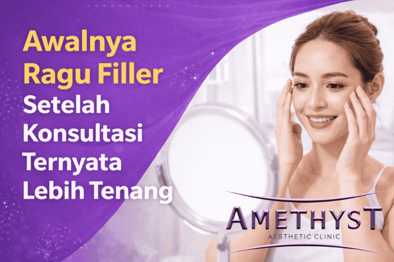 Awalnya ragu filler setelah konsultasi jadi lebih tenang di Amethyst Clinic Surabaya