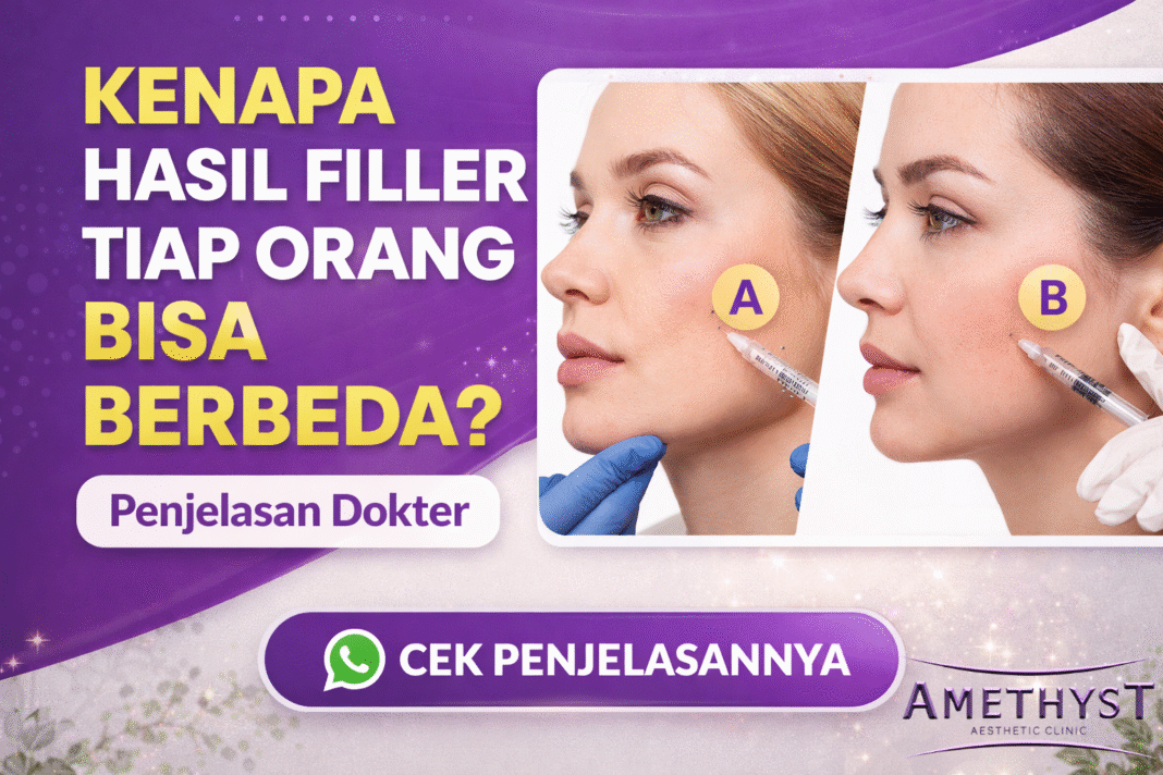 Kenapa hasil filler tiap orang bisa berbeda penjelasan dokter Amethyst Clinic Surabaya