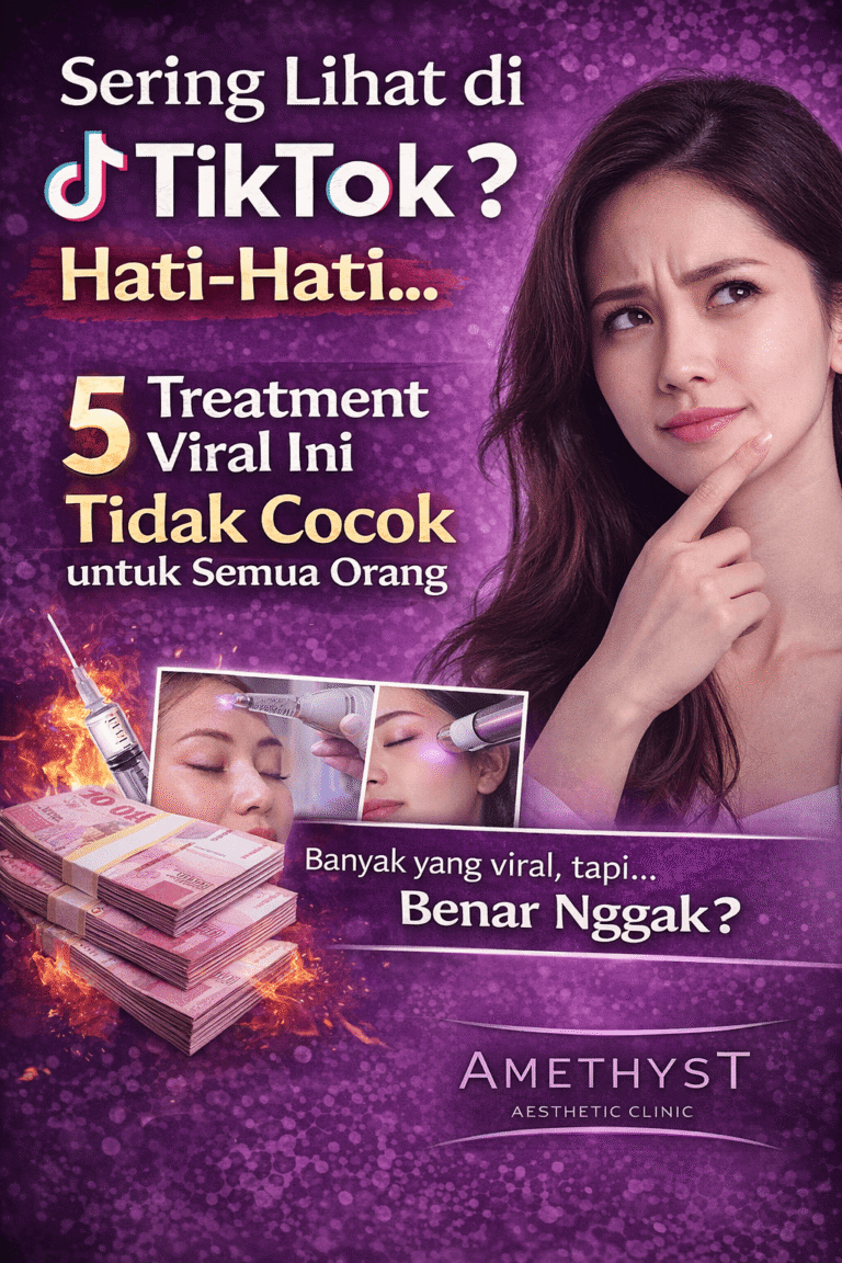 treatment viral tiktok tidak cocok untuk semua orang klinik kecantikan surabaya amethyst