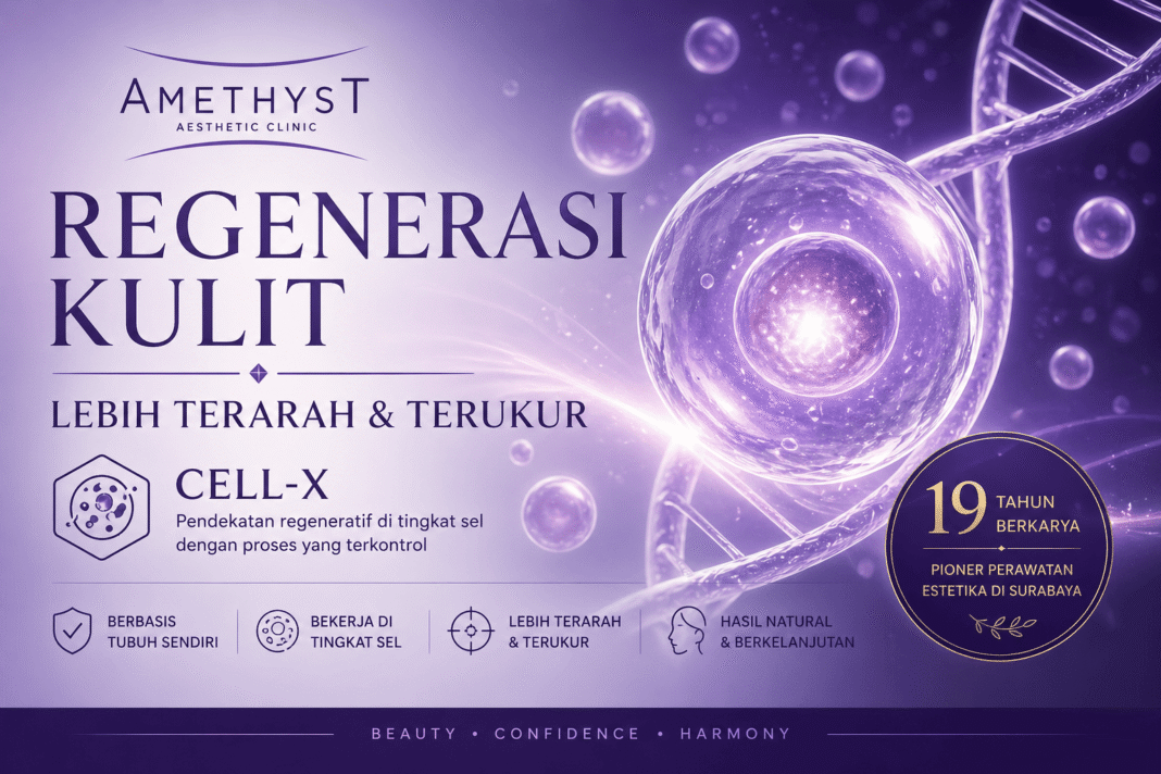 cell x amethyst regenerasi kulit tingkat sel dengan pendekatan terarah dan terukur di klinik kecantikan surabaya