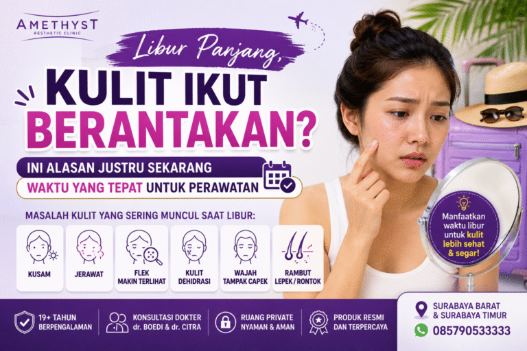 Perawatan wajah saat libur panjang di Amethyst Clinic Surabaya