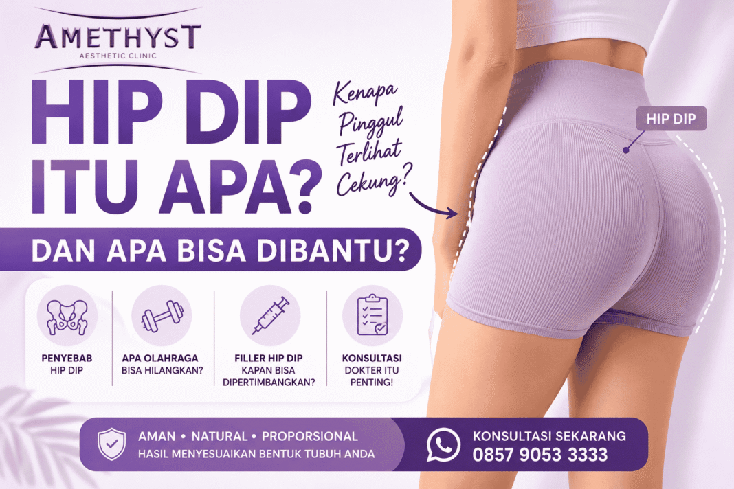 Hip dip itu apa dan filler hip dip untuk pinggul cekung di Amethyst Aesthetic Clinic Surabaya