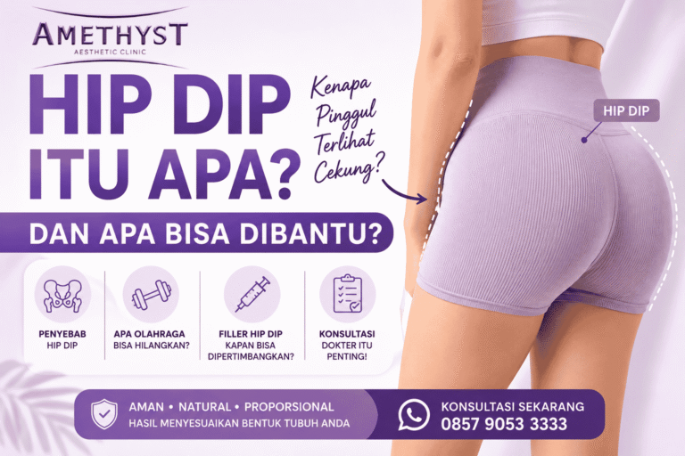 Hip dip itu apa dan filler hip dip untuk pinggul cekung di Amethyst Aesthetic Clinic Surabaya